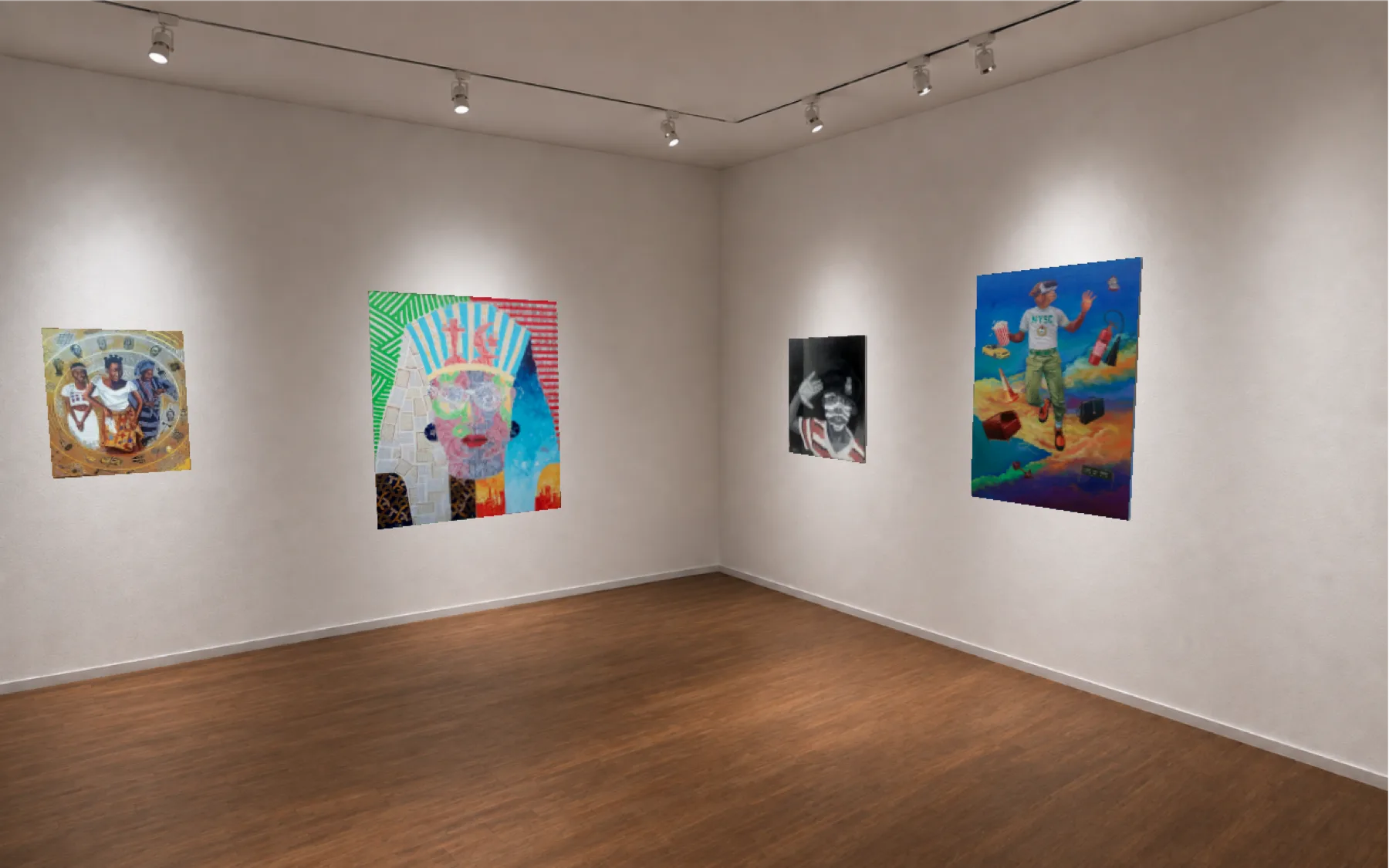 Screen capture of the original Ramati Art Africa virtual gallery, 2017.