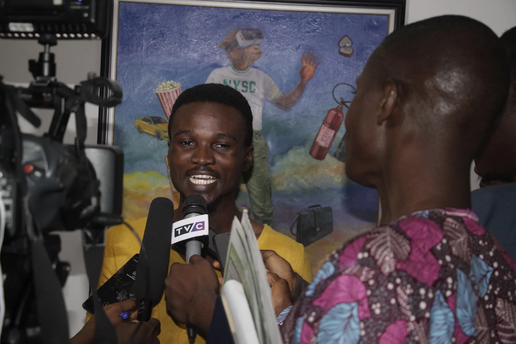 The work by Julius Agbaje that won the first Afriuture competition.